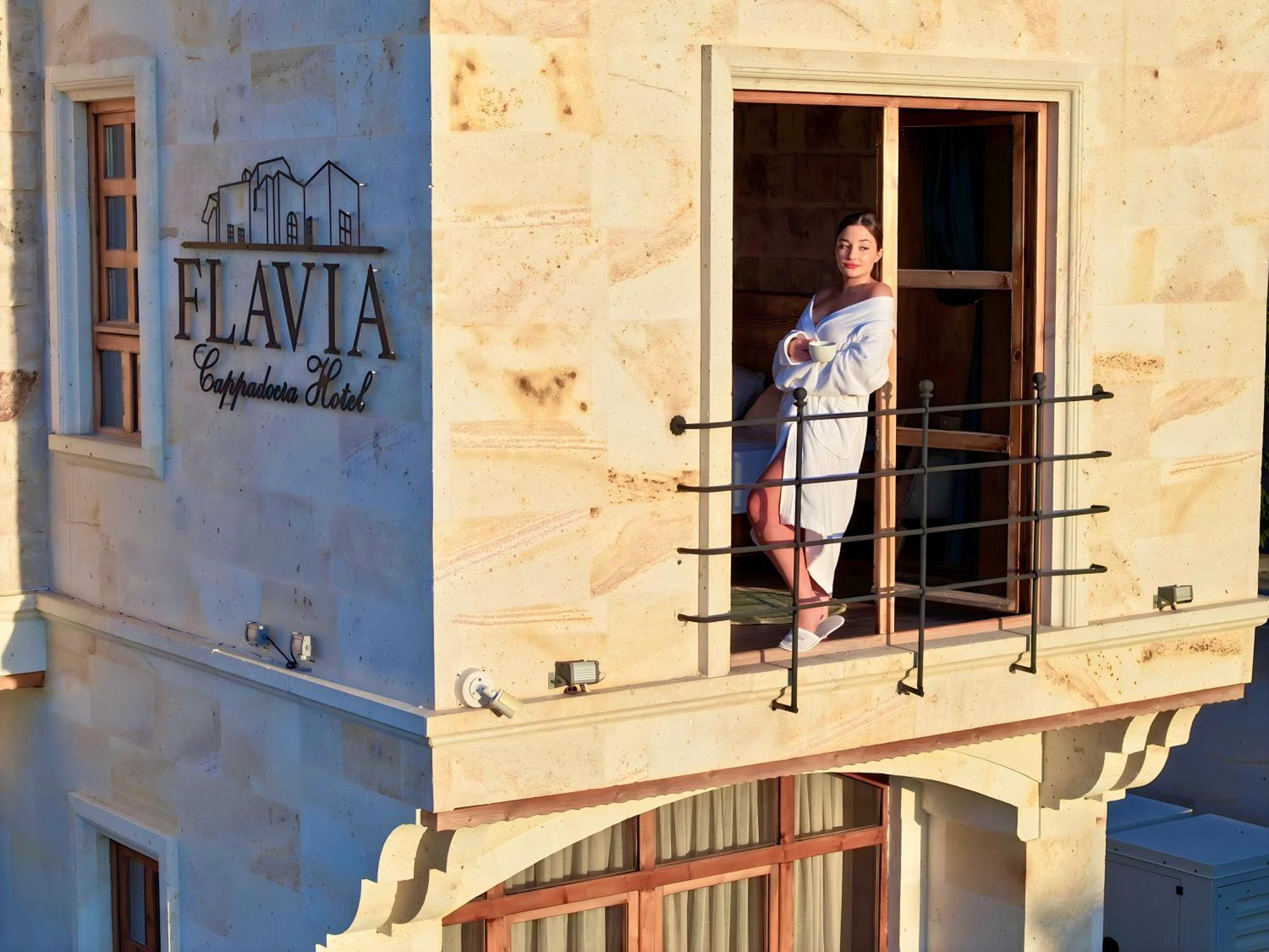 Flavia Cappadocia Hotel Üçhisar Exterior foto